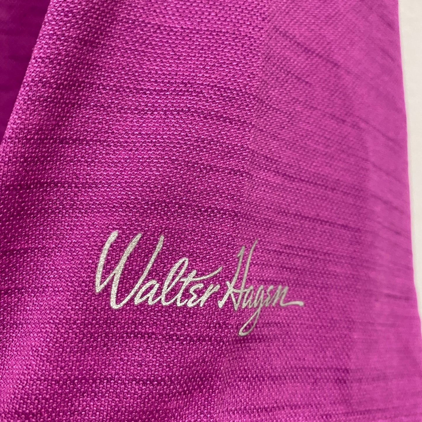 Walter Hagen Men's P11 Striation Pique Polo Bright Magenta/Magenta MGA11475
