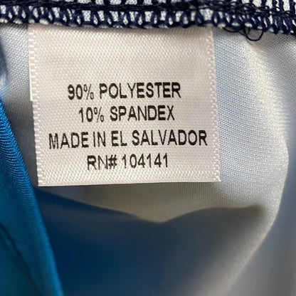 Lady Hagen Women's UV LS 1/4 Zip Blue Multi Stripe WGH11440PS23