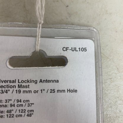 Metra CF-UL105 Universal Locking AM/FM Antenna 37″ Mast for 3/4″ or 1″ Hole