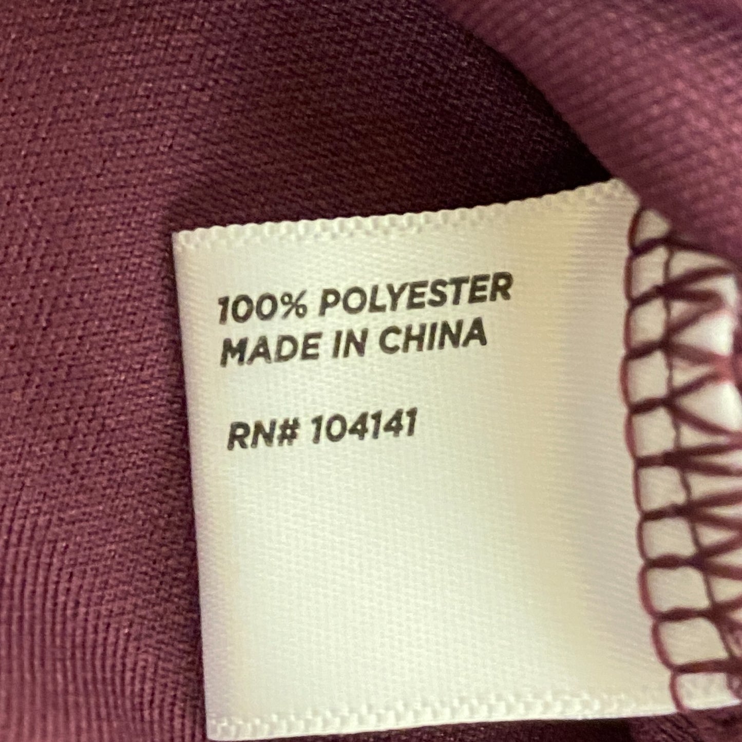 Lady Hagen Women's Sleeveless Ruffle Sleeve Polo Ripe Boysenberry WGH11478 New