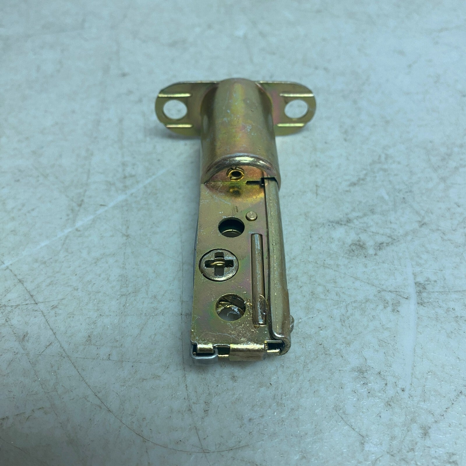 Signature Hardware Deadbolt 2-3/4'' Latch Set - Satin Brass