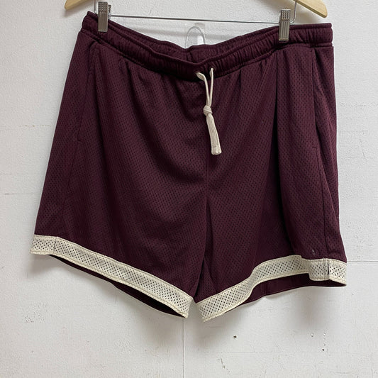 DSG Men's 6" Relaxed Mesh Rec Short Team Burgundy/Light Sand Training DAM23105