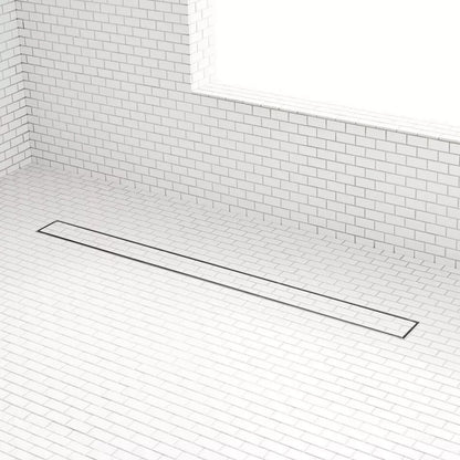 Signature Hardware 40" Cohen Linear Tile-In Shower Drain - Brushed Stainless....