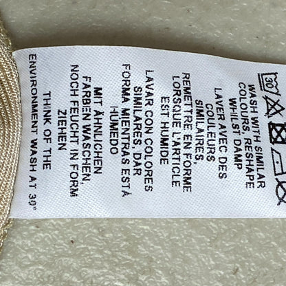 ASOS DESIGN wrap slinky blouson sleeve midi dress in Cream Size 8