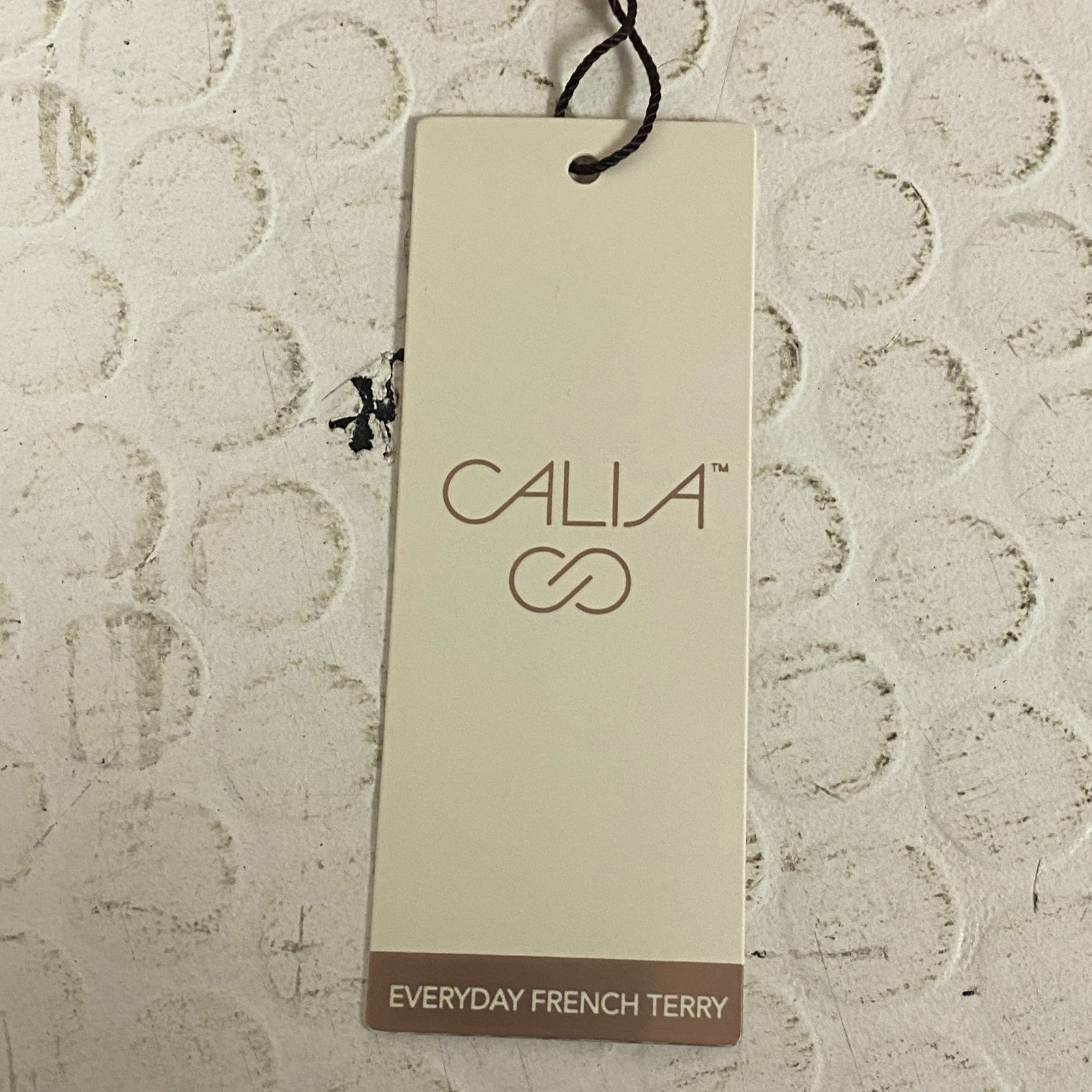 CALIA Womenâs French Terry High Rise Sweatshort Pure Black WAX12384