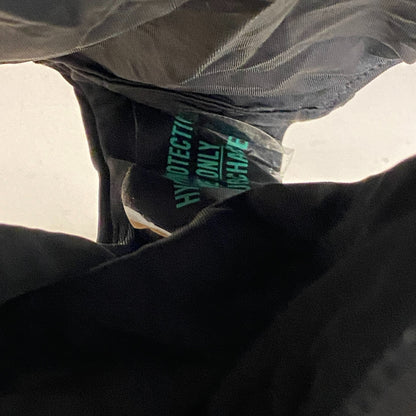 Calia Womens HR Twist Front Bottom Pure Black Solid Summer Trendy WSA22401