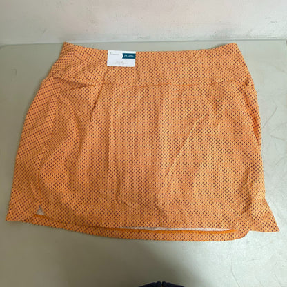 Calia Womens 17" Tummy Control Skort Navette Orange Solid WGH17430PS23