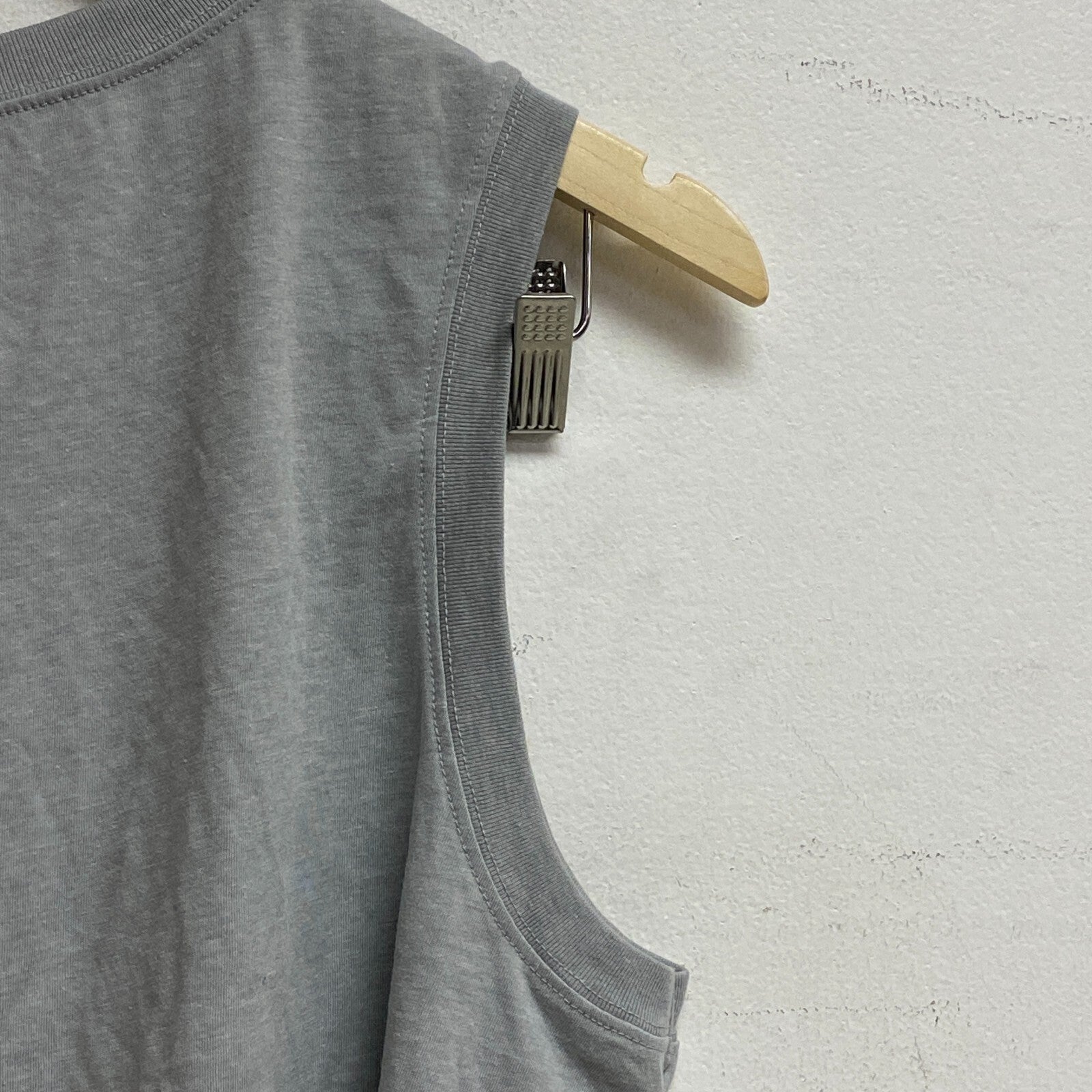 DSG Women's Cotton Relaxed Fit Muscle Tank Light Heather Grey DAW13100H