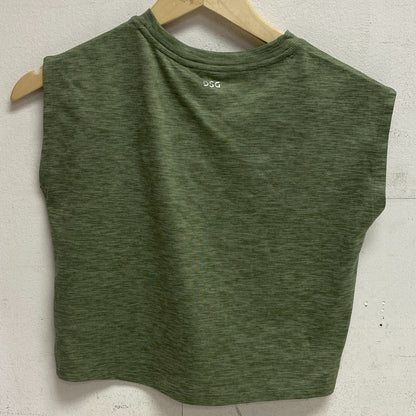 DSG Girls' Performance Muscle Tank Olive Leaf DAG13100 Sporty Training Fitness