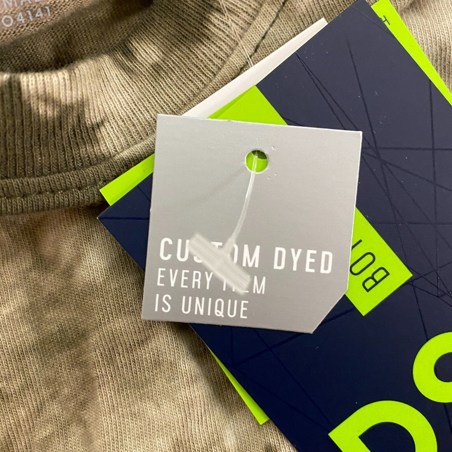 DSG Boy's Crystal Tie Dye Tee Dark Green CTD  Short Sleeve DAB13106G