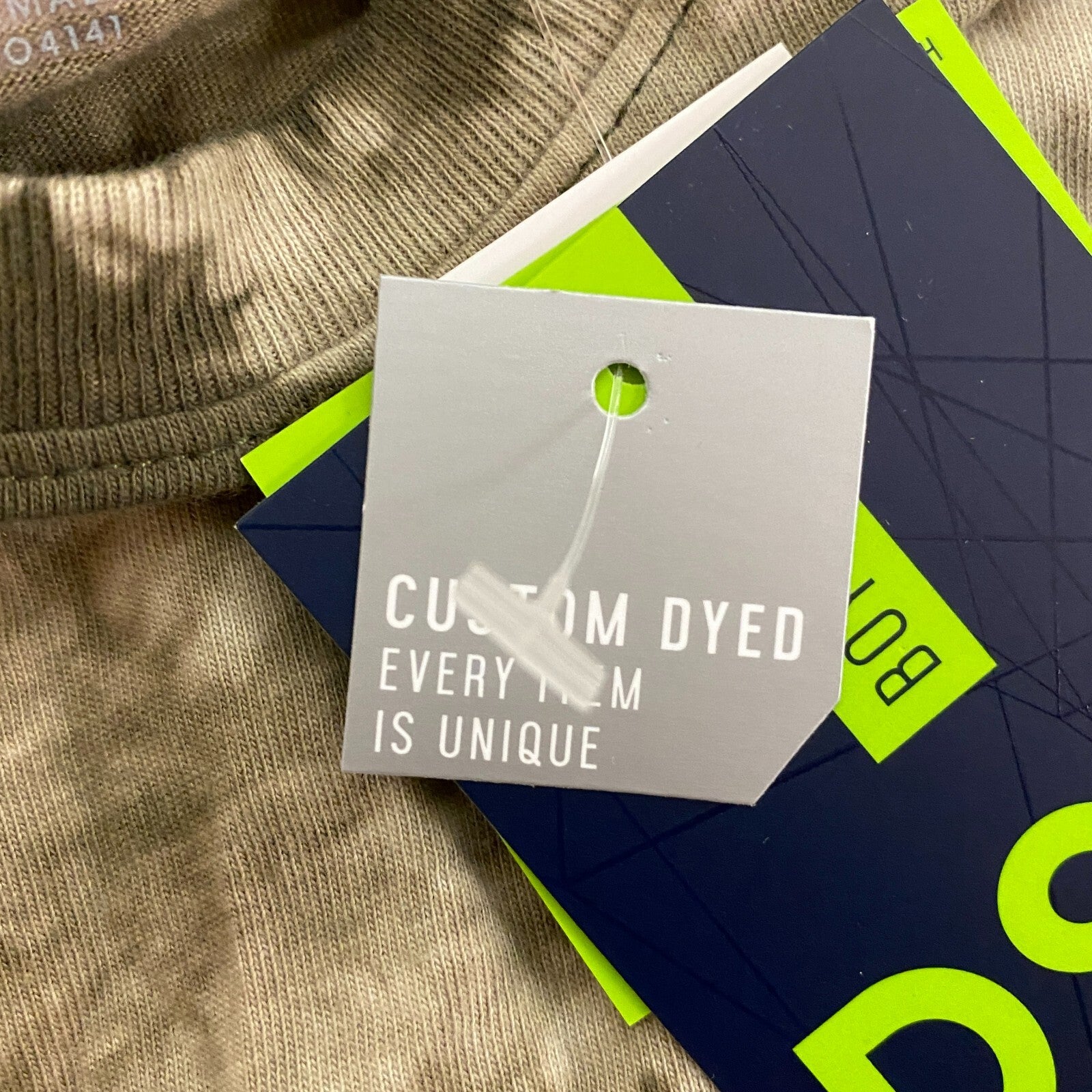 DSG Boy's Crystal Tie Dye Tee Dark Green CTD  Short Sleeve DAB13106G