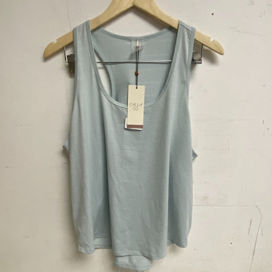 CALIA Women's Scoop Racer Relaxed Tank Calming Green WAX11205N