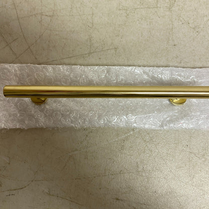 SIGNATURE HARDWARE 8" DIEHL ADJUSTABLE ROUND BRASS DRAWER PULL- POLISHED BRASS