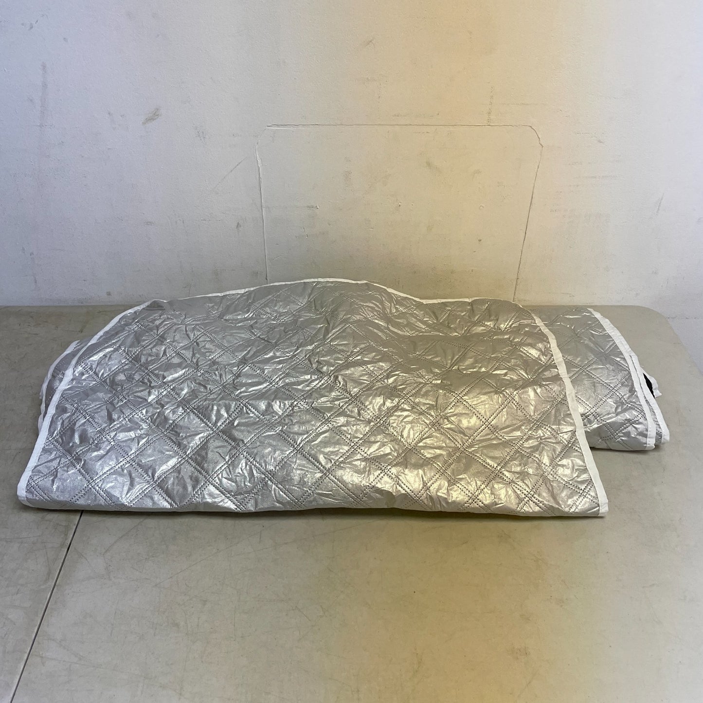 BougeRV RV Windshield Snow Cover Class C Ford E450 1997-2025 Sunshade Silver