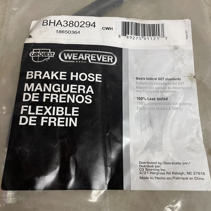 CarQuest BHA380294 Brake Hose 12.25" Banjo to Female w/ Copper Washers