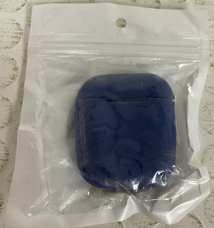 Airpods/Airpods Gen 2 Rubber Silicone Protective Slip Case Protector Blue