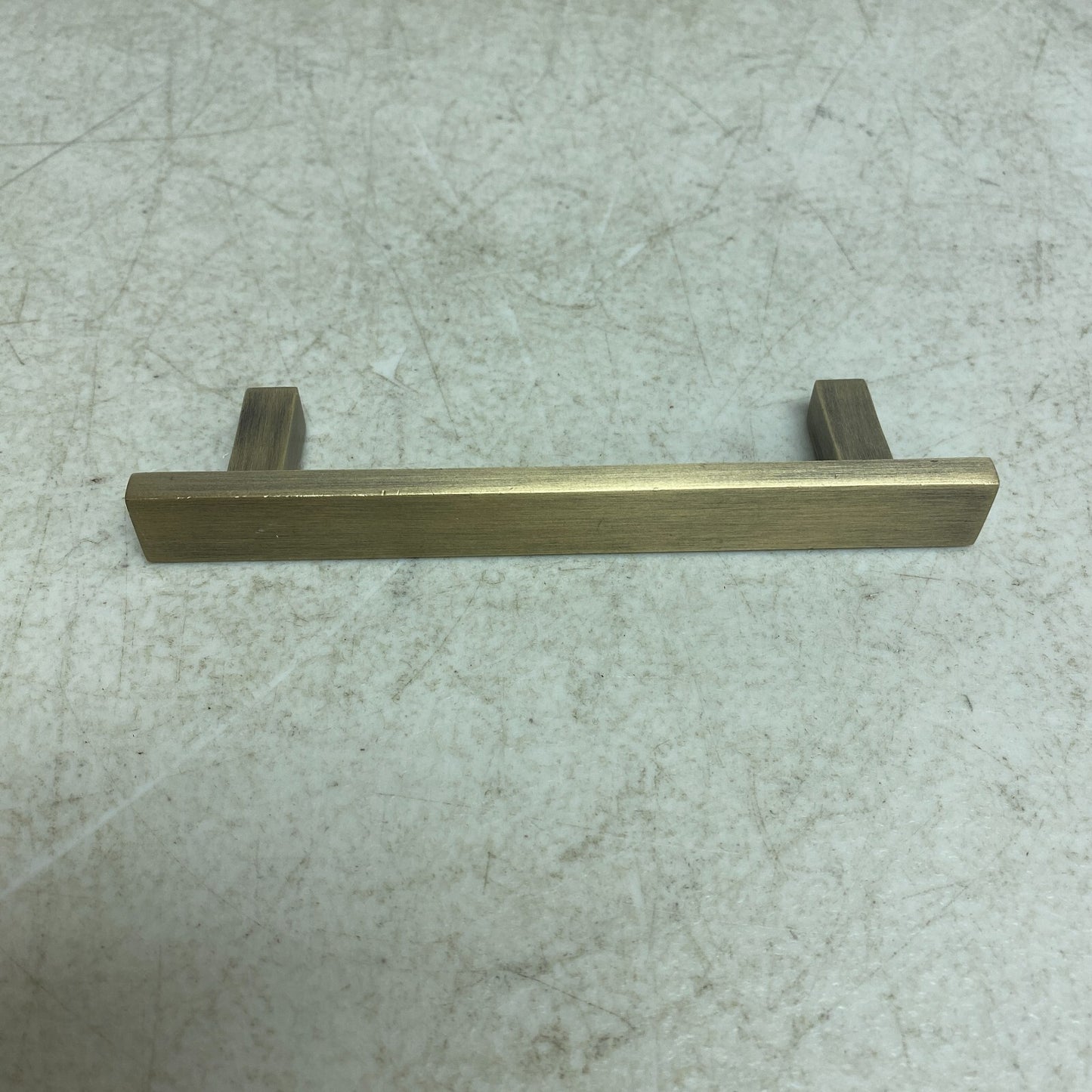 Signature Hardware 4'' Covello Solid Brass Cabinet Pull - Antique Brass