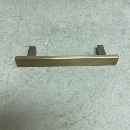 Signature Hardware 4'' Covello Solid Brass Cabinet Pull - Antique Brass