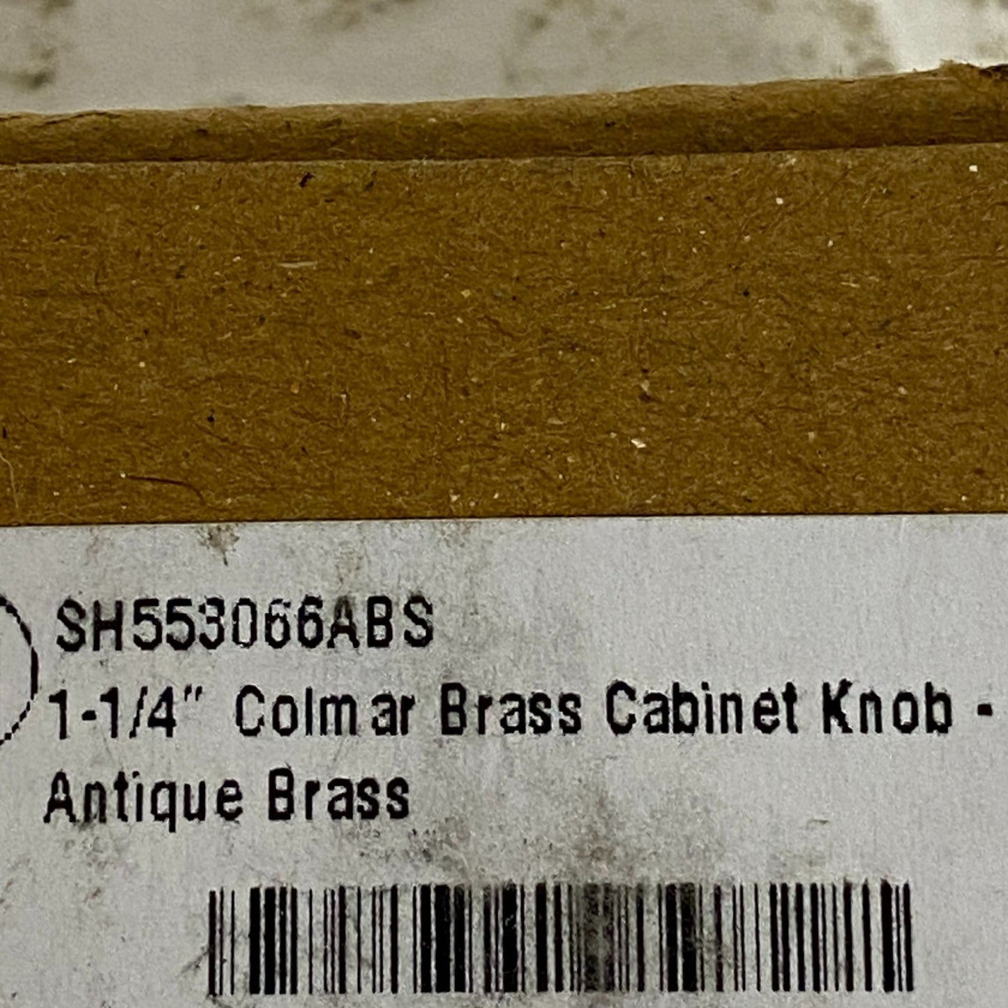 Signature Hardware 1-1/4" Colmar Brass Cabinet Knob Antique Brass SH553066ABS