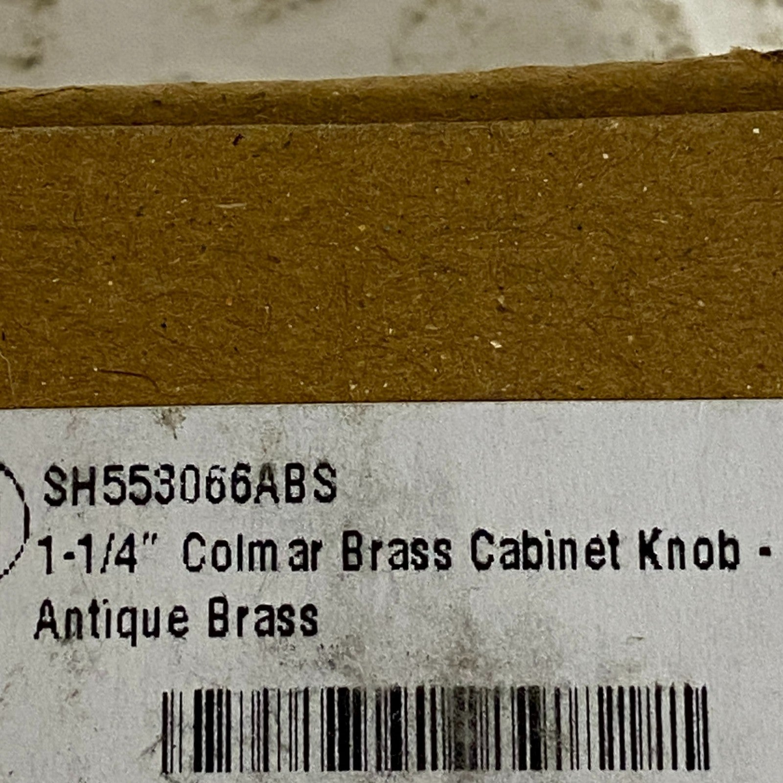 Signature Hardware 1-1/4" Colmar Brass Cabinet Knob Antique Brass SH553066ABS