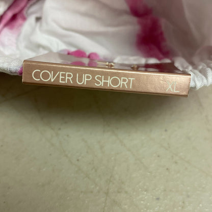 Calia Womens 3.5 in High Rise Cover Up Short Watercolor Plaid Pink WSA22902PRT