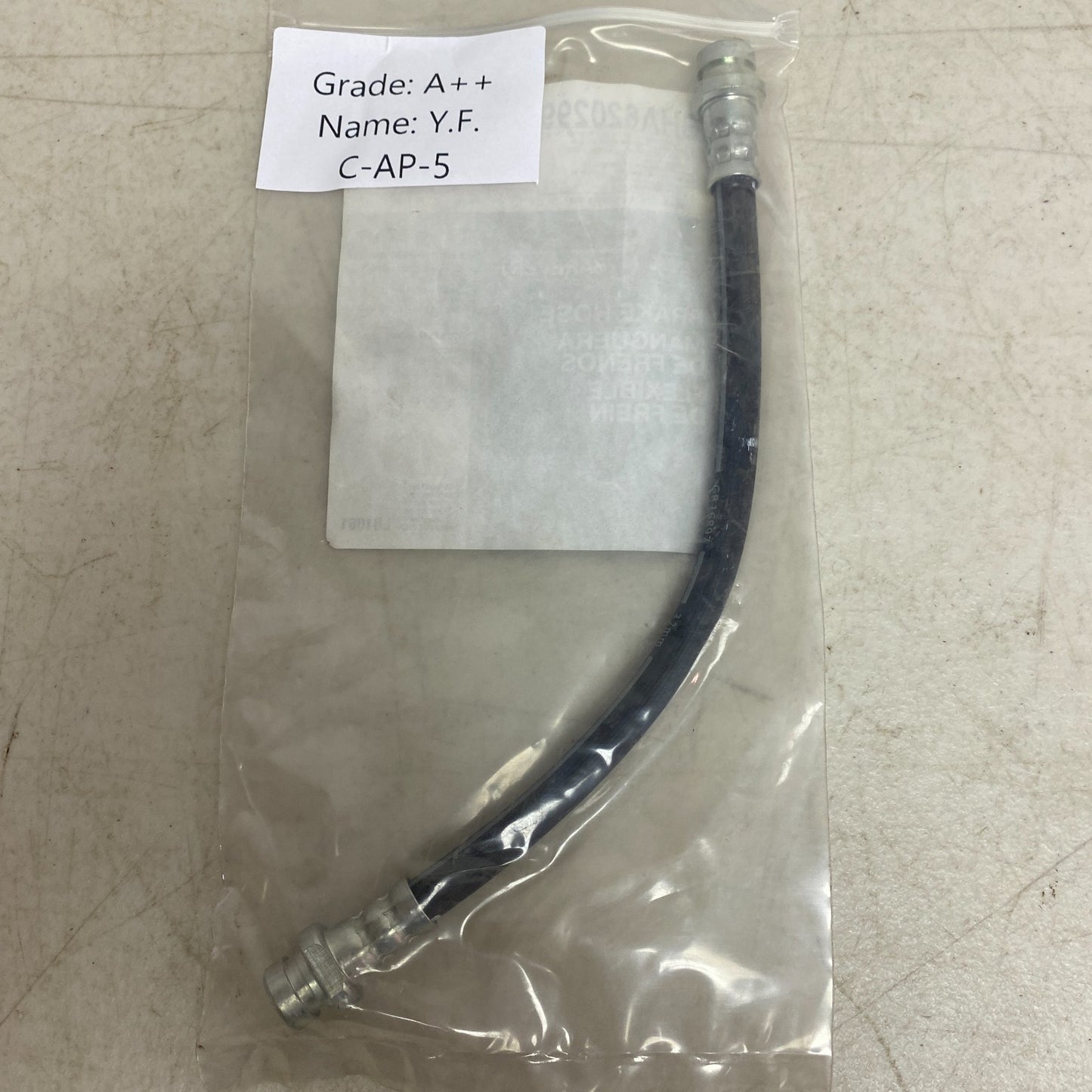 CARQUEST Brake Hydraulic Hose Black EPDM Rubber 17.25″ Model BHA620299