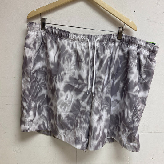 DSG Men's 6" Rec Shorts Palm Life Pure White Floral Stylish Relaxed DAM12111PRT