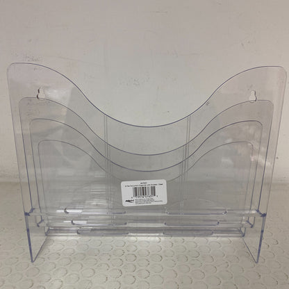 Deflect-O 3-Tier Clear Document Organizer w/6 Dividers 14″x11.5″