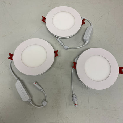 Commercial Electric 91470 4″ Color-Selectable Recessed LED Kit 3-pack ,,,,,,,,,,