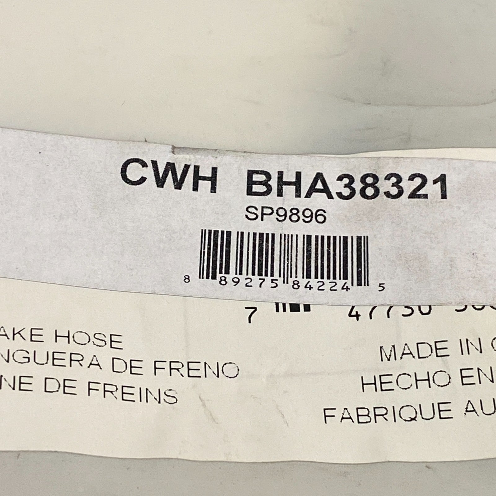 Carquest Wearever Brake Hose Assembly w/ Banjo Front BHA38321