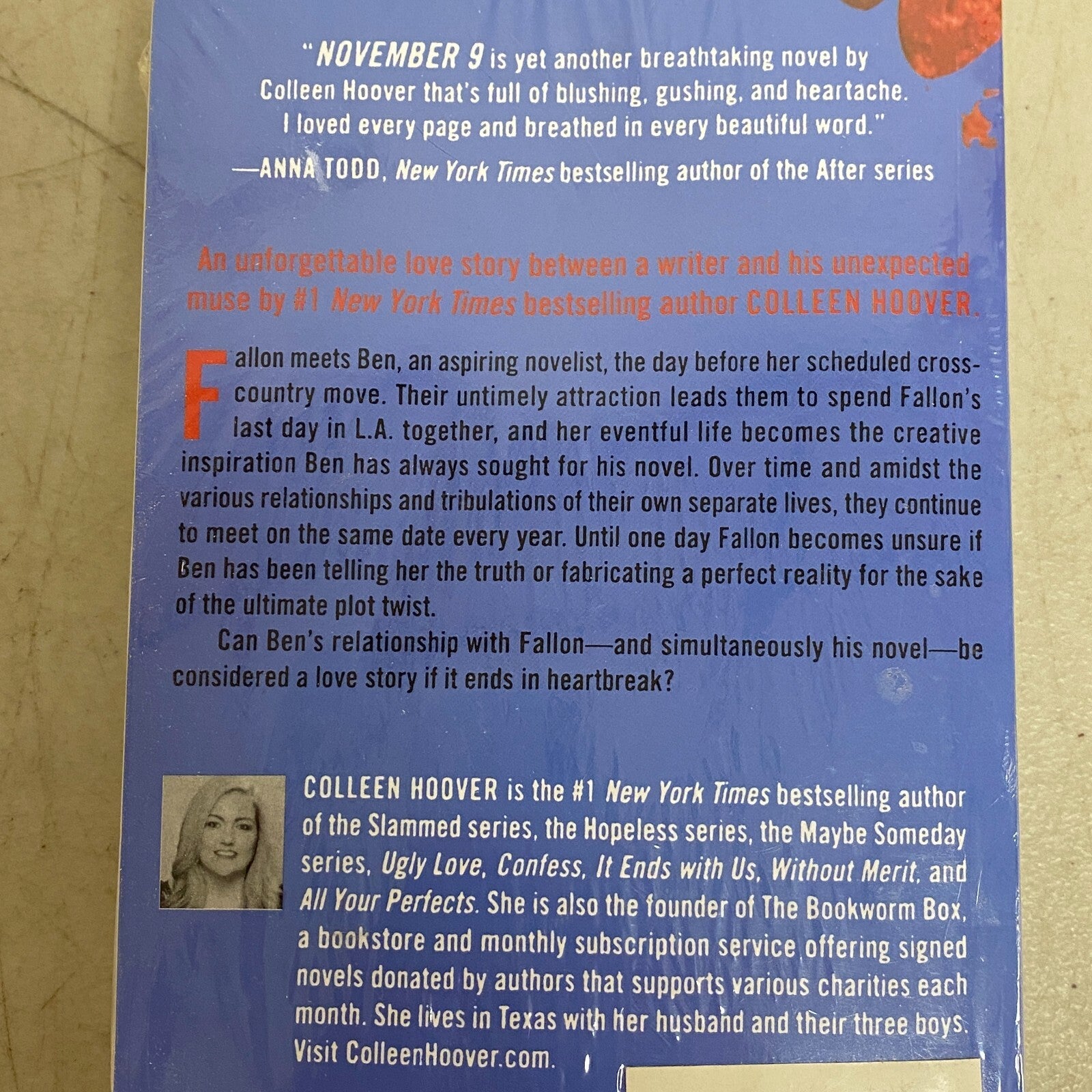 Colleen Hoover 2 Piece Superset Includes "Reminders of Him" + "November 9" Books