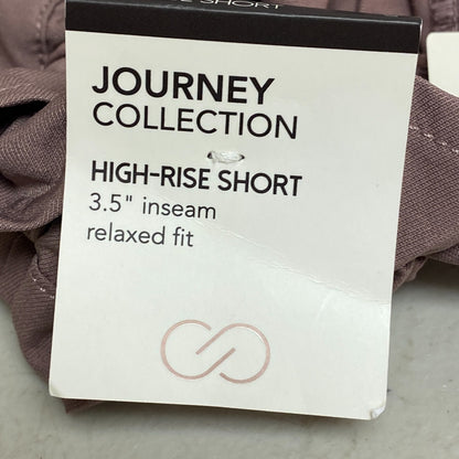 CALIA Women's Journey High Rise Relaxed Woven Paperbag Short Hazy Plum WAX12303