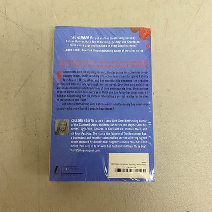 Colleen Hoover 2 Piece Superset Includes "Reminders of Him" + "November 9" Books