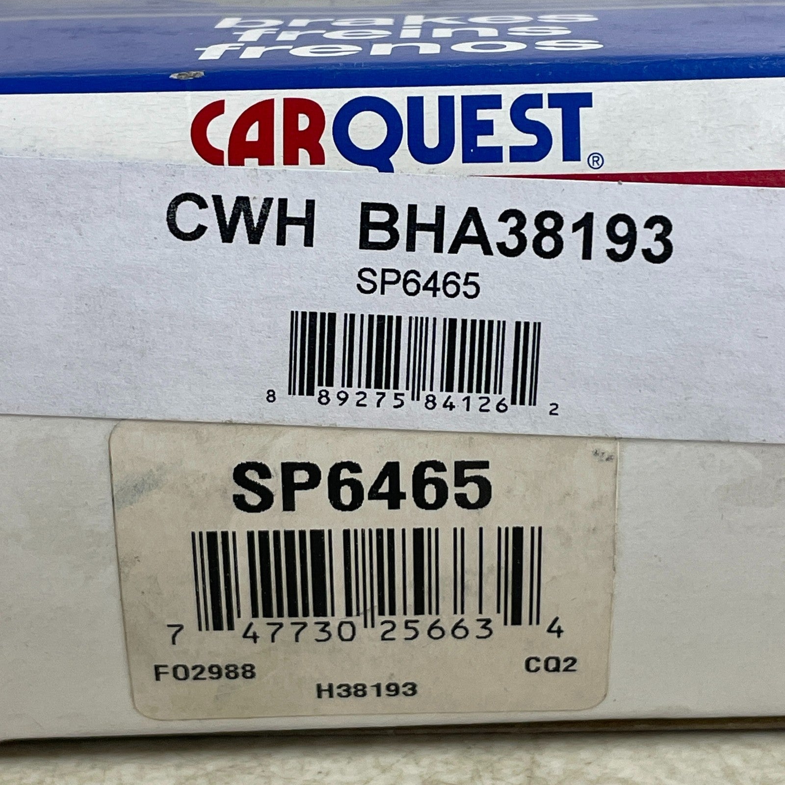 CarQuest Premium Brake Hose Assembly FL Banjo-Female 15.9″ BHA38193