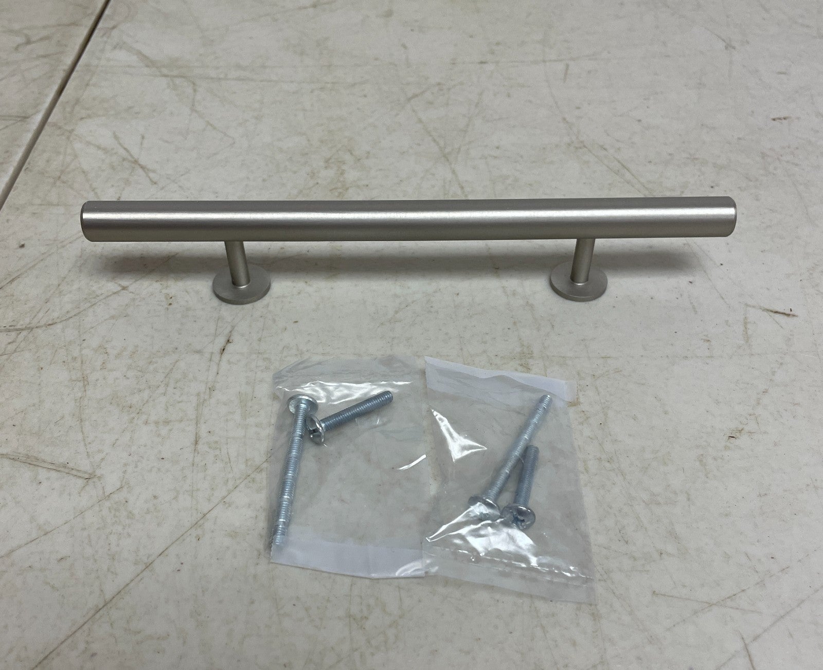 Signature Hardware 8" Diehl Adjustable Round Drawer Pull Brushed Nickel