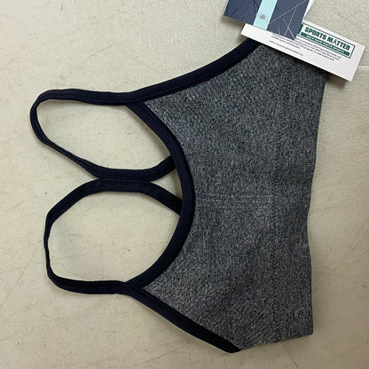 DSG Girls Semless Bra Pure Dark Heather Grey Solid  Sports Bra DAG10121