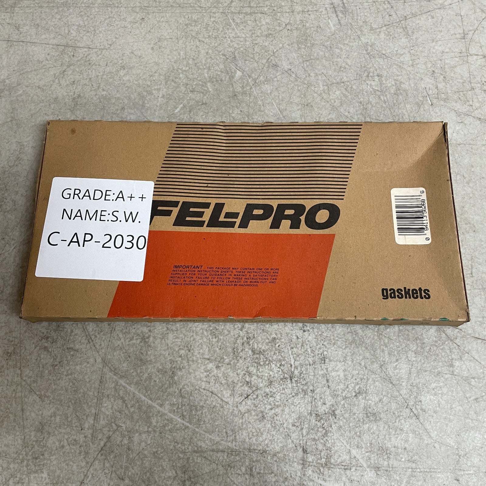 FEL-PRO VS50291R Engine Valve Cover Gasket PermaDryPlus 1.5L 85-89 Isuzu I-Mark