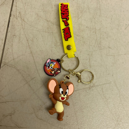 Assorted Silicone Tom And Jerry Keychain Jerry Accessory