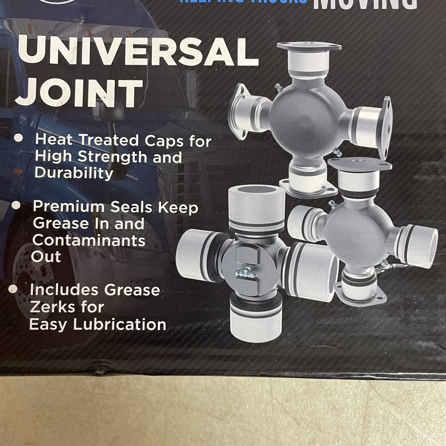 Automann 752.5407X Universal Joint w/ Straps & Bolts 1760 Series Greaseable