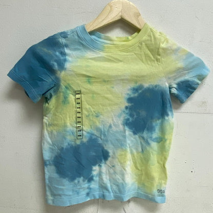 DSG Boy's SS Tee Blotchy Tie Dye Sunny Blue/Dreamy Btd Short Sleeve DAB13105