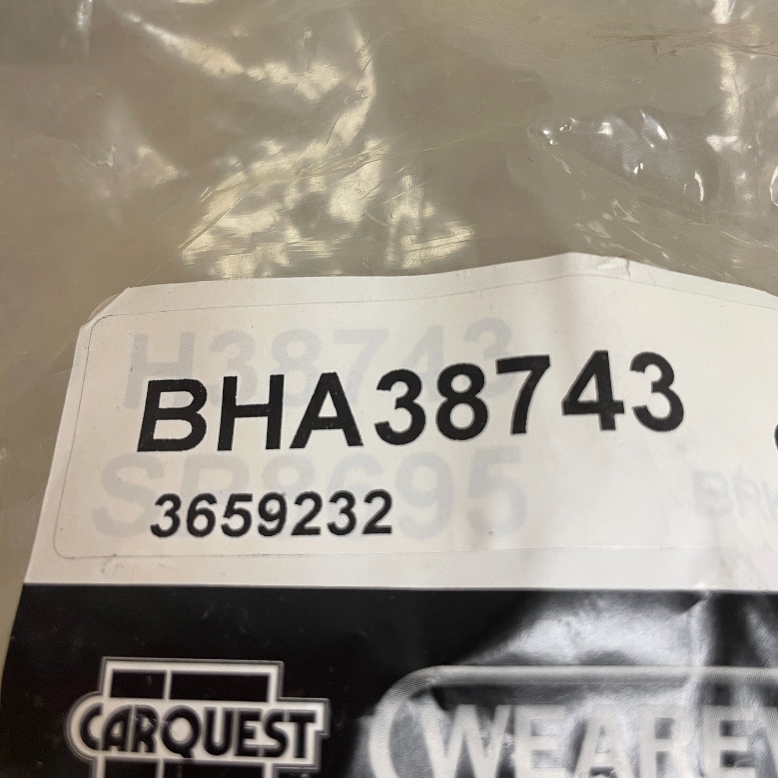 Carquest BHA38743 Brake Hydraulic Hose Black EPDM Rubber 20.25 ″