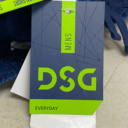 DSG 6.5" Men's Casual Cotton Short University Navy Athletic DAM22100 / DAM13135