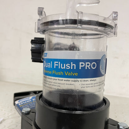 Camco 39062 Dual Flush Pro RV Holding Tank Rinser w  Gate Valve Reverse Flush