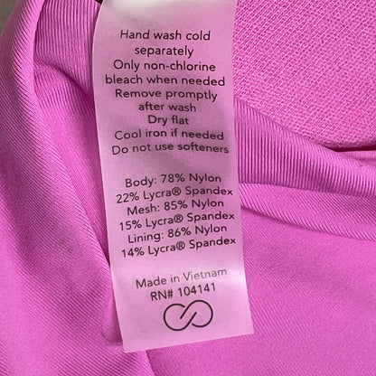 Calia Womenâs High Neck Swim Top Serene Violet Bikini Athleisure Style WSA2220