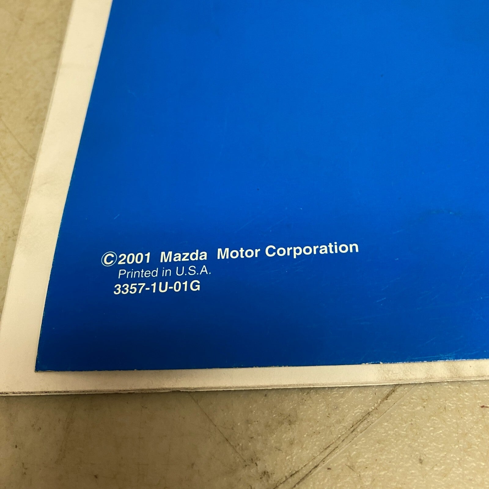 Mazda Protoge 5 2002 Bodyshop Manual Supplement 9999-95-036F-02 , #555-1CP
