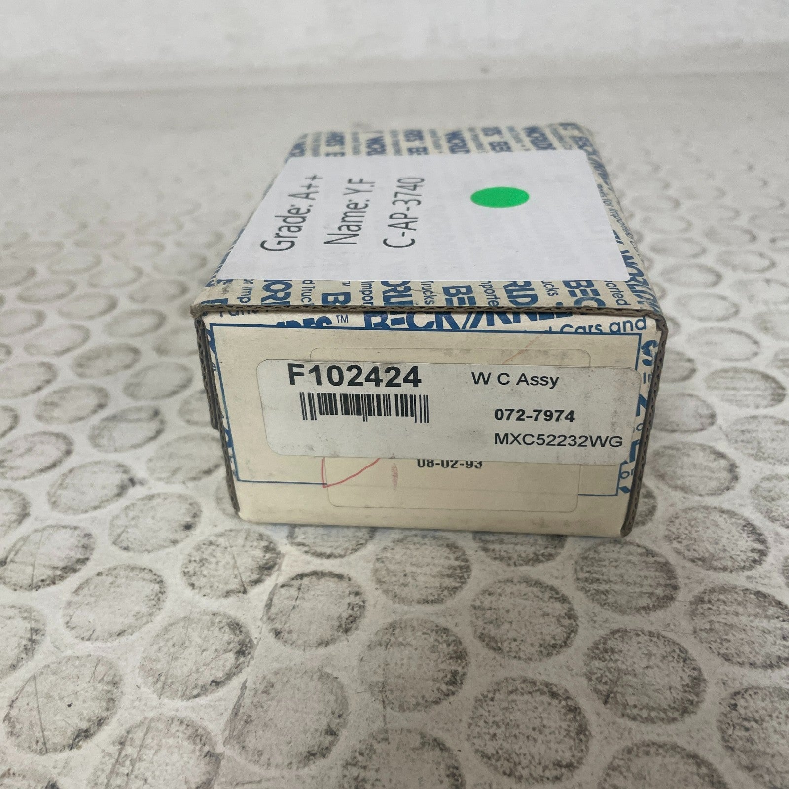 Beck/Arnley F102424 Brake Master Cylinder Mitsubishi Lancer 2002-2007 Front