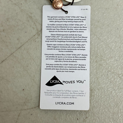 Calia Women's Swim Bikini High Rise Rib Tummy Control Bottom Pistachio Green New