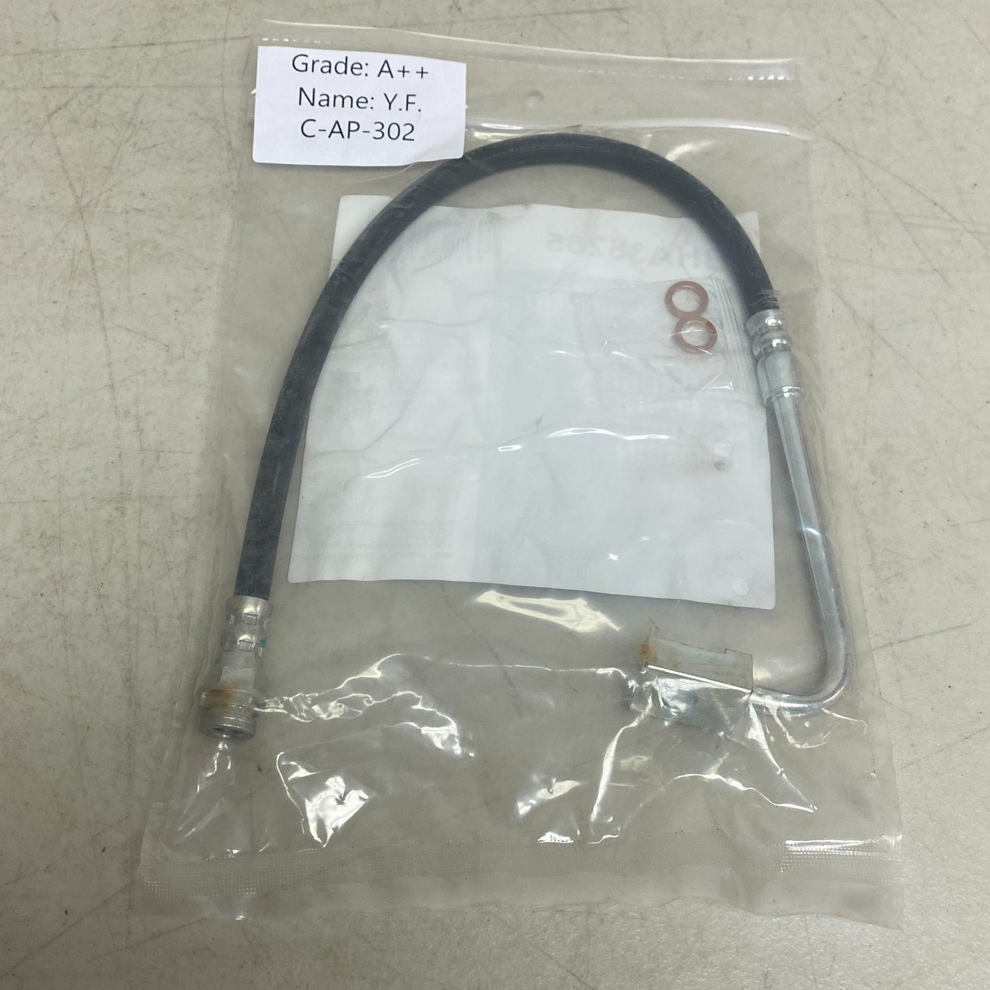 Carquest Wearever Brake Hose Assembly w Banjo & Copper Washers Front BHA38265