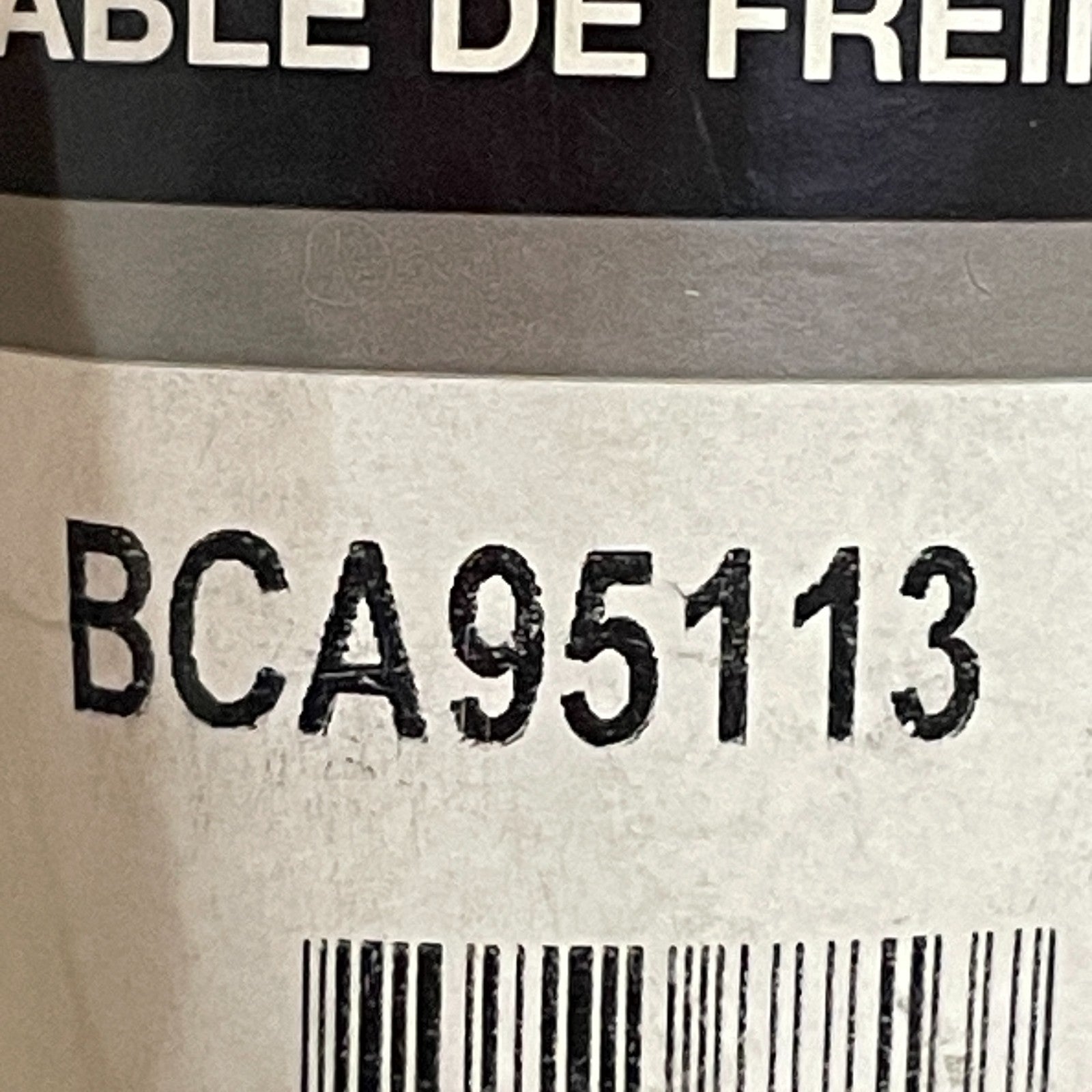 Carquest Wearever BCA95113 Parking Brake Cable Corrosion Resistant OE Quality