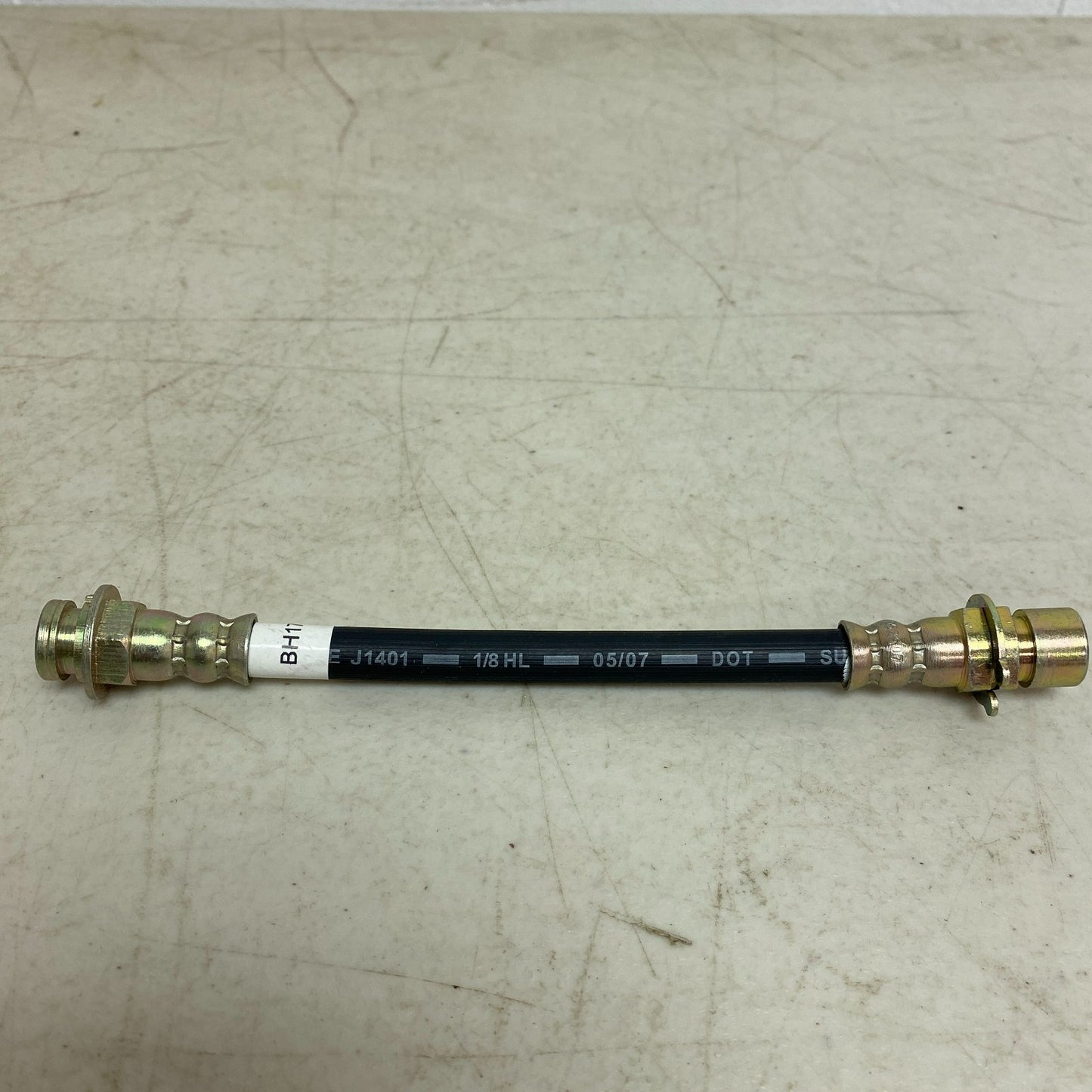 CARQUEST Brake Hydraulic Hose Assembly Black EPDM Rubber Model BHA106345